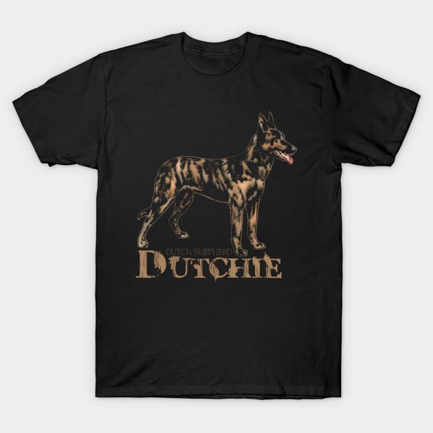 Dutch Shepherd - Dutchie T-Shirt by Nartissima